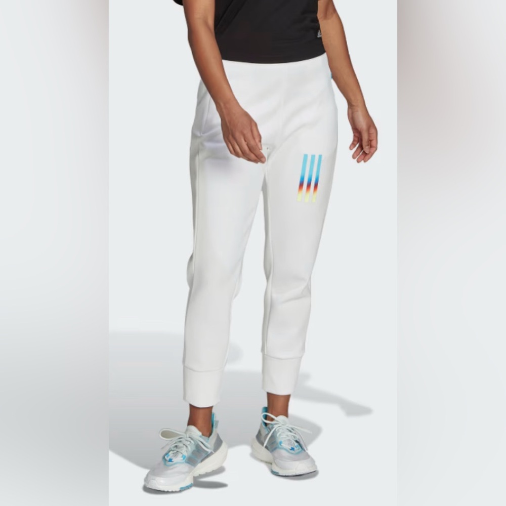NEW Adidas MISSION VICTORY SLIM HIGH-WAIST track PANTS joggers street sleek 2X